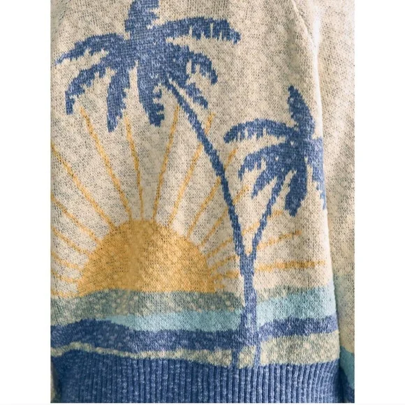 FAHERTY Island Time Coastal Organic Cotton Cardigan NWT Size Small - Picture 3 of 11